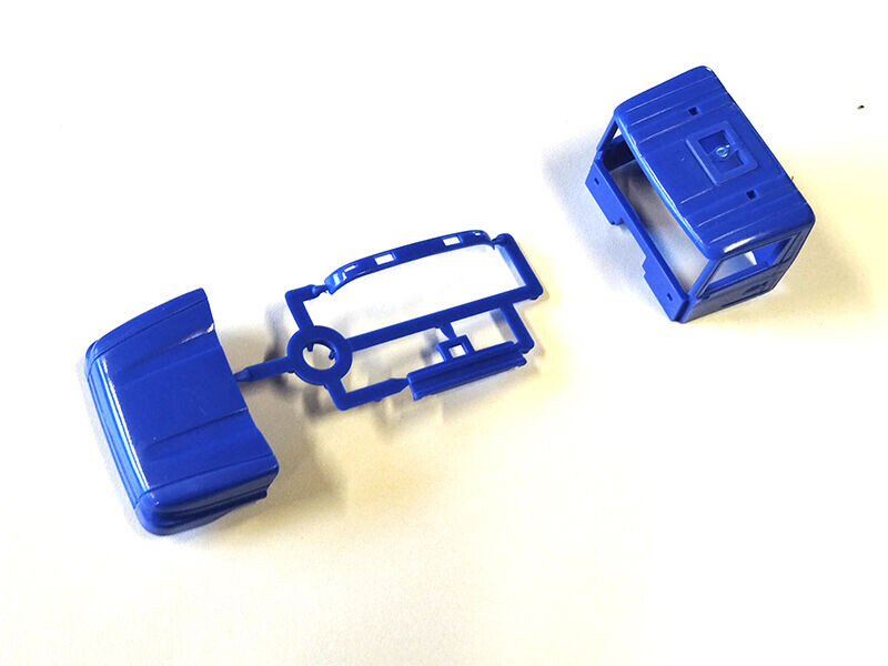 Kabina Scania tmavě modrá  