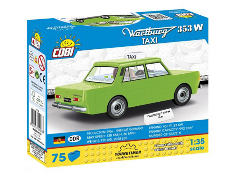 Cobi Wartburg 353W Taxi 1:35