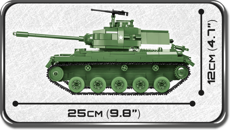 Cobi Americký lehký tank M41A3 WALKER BULLDOG 1:28 