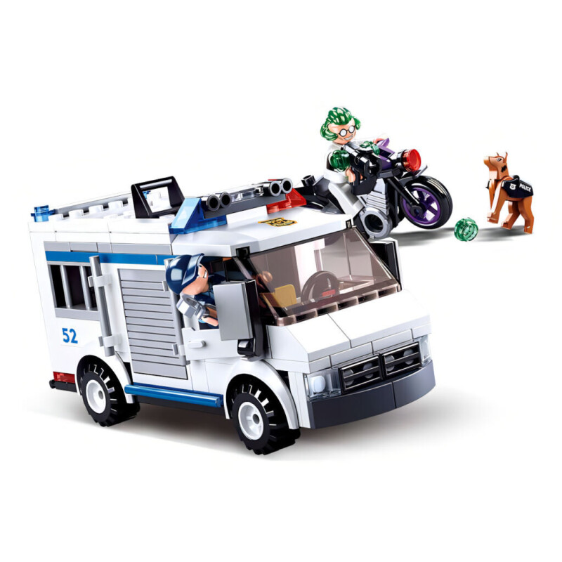 Sluban Policie Vězeňský vůz a zloděj na útěku