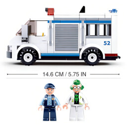 Sluban Policie Vězeňský vůz a zloděj na útěku