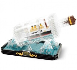 Koco Stavebnice mini Titanic v láhvi