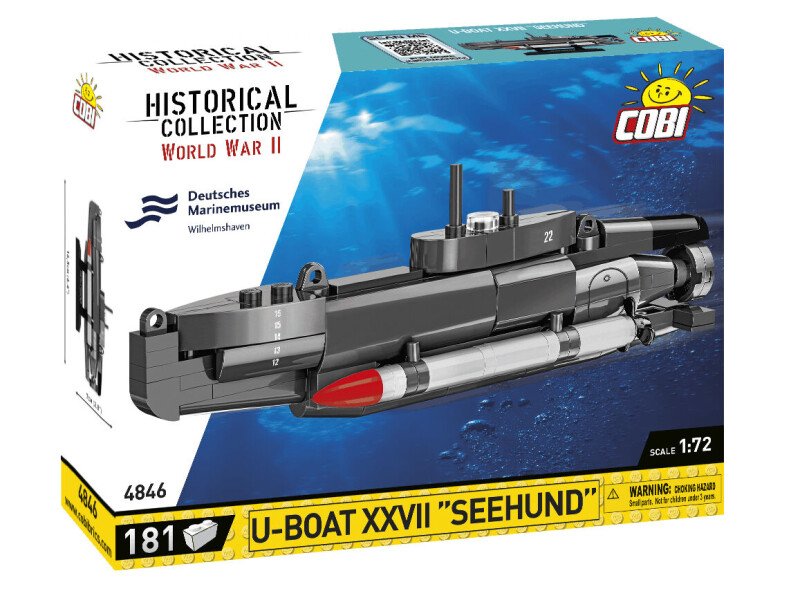 Cobi Německá miniponorka U-Boat XXVII Seehund 1:72