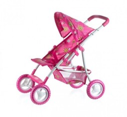 Kočárek pro panenky sportovní se stříškou