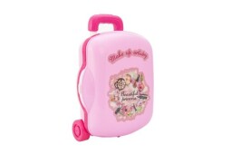 Malá kadeřnice s fénem a doplňky 18ks v kufříku na kolečkách 