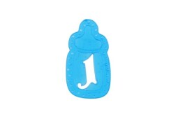 Kousátko chladící lahvička modré 11cm
