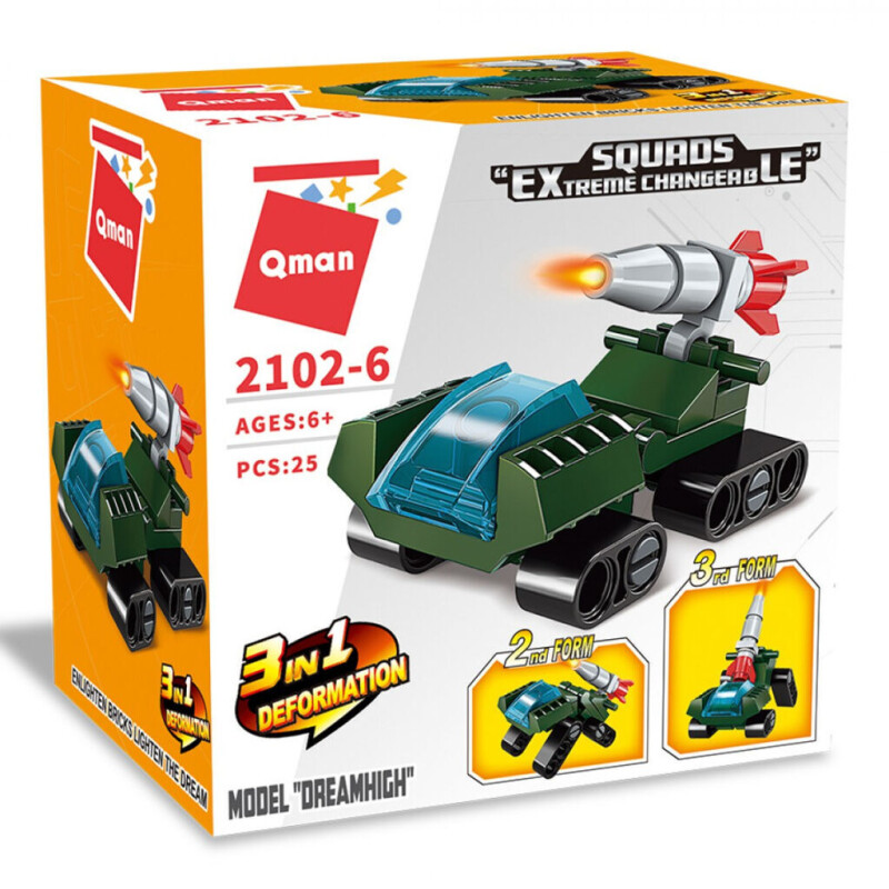 Qman Squros Extreme Changeable Model Dreamhigh 3v1