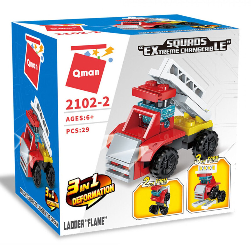 Qman Squros Extreme Changeable Auto Flame s žebříkem 3v1