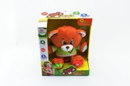 Medvěd Vojtík pohádkový česky mluvící plyš 30cm