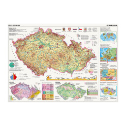 Puzzle Mapy České Republiky 2000 dílků