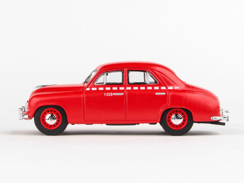 Abrex Škoda 1201 1:43 Taxi červená