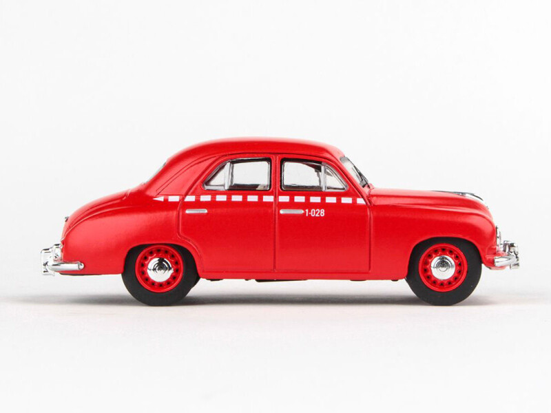 Abrex Škoda 1201 1:43 Taxi červená