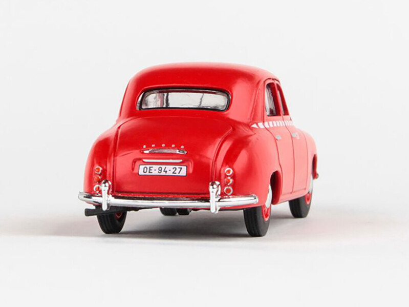 Abrex Škoda 1201 1:43 Taxi červená