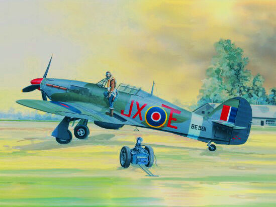  Směr Hawker Hurricane MK.II 1:72 HI TECH