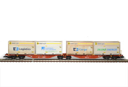 SDV Kontejnerový vůz Sggrss 55 ČDC 1:120