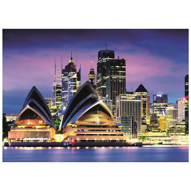 Puzzle Opera v Sydney neon 1000 dílků