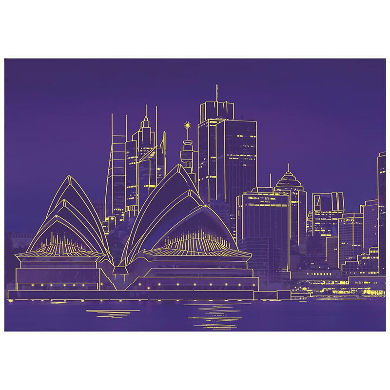 Puzzle Opera v Sydney neon 1000 dílků