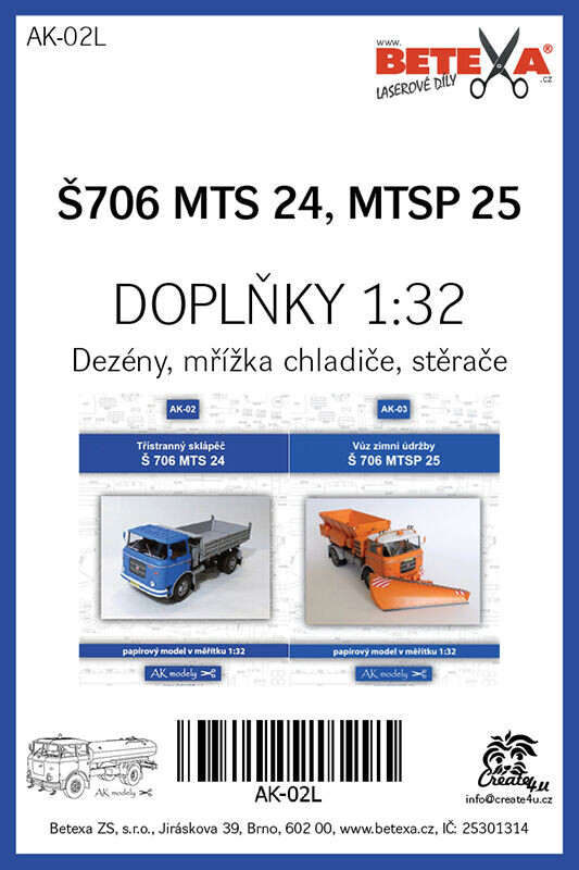 Laserové doplňky  -  Š706 MTS 24, MTSP 25 