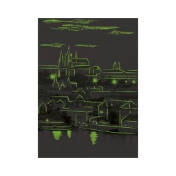 Puzzle Hradčany neon 1000 dílků