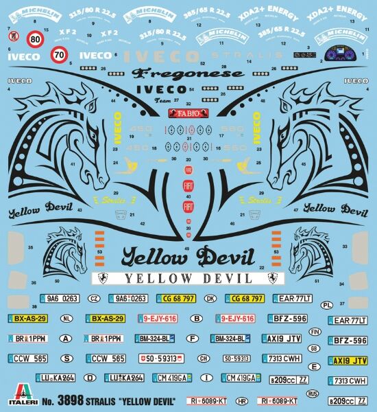  Italeri 3898 IVECO STRALIS "YELLOW DEVIL"