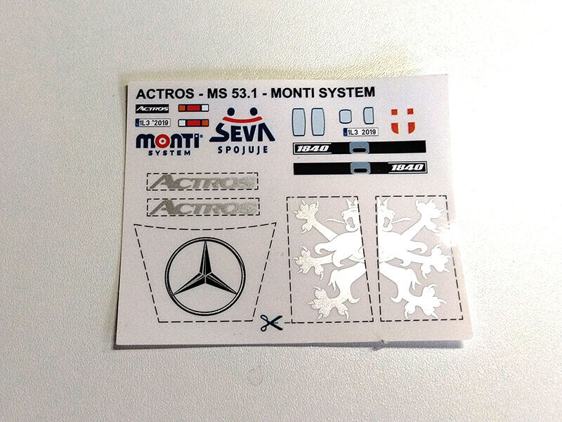 Aršík polepů Mercedes Actros