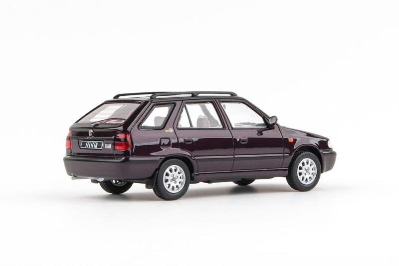 Abrex Škoda Felicia FL Combi 1:43 Fialová Esprit Metalíza - Mystery