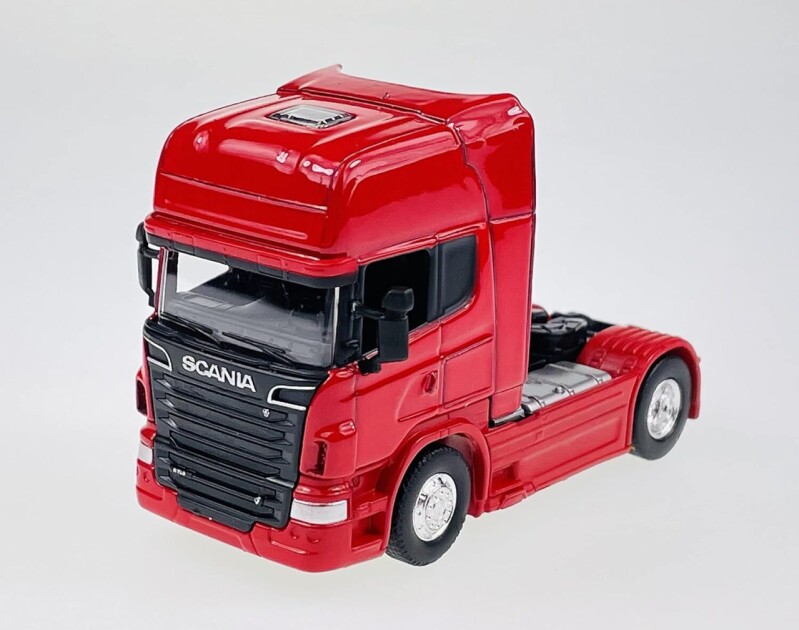 Welly Scania V8 R730 1:64 červená