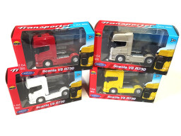 Welly Scania V8 R730 1:64 žlutá
