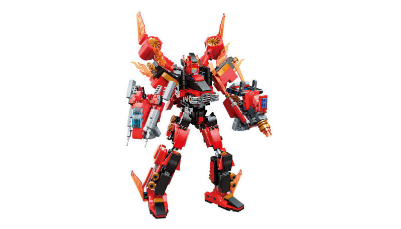 Qman Roaring Flame God General 41305 sada 4 v 1