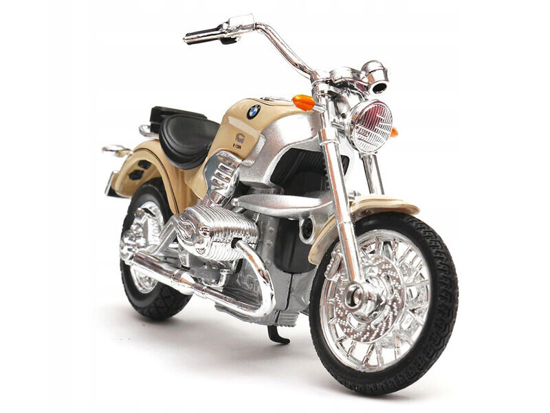 Welly Motocykl BMW R1200C 1:18 krémový