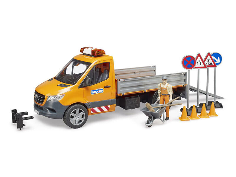 Bruder MB Sprinter Vůz údržby silnic s figurkou a příslušenstvím 1:16