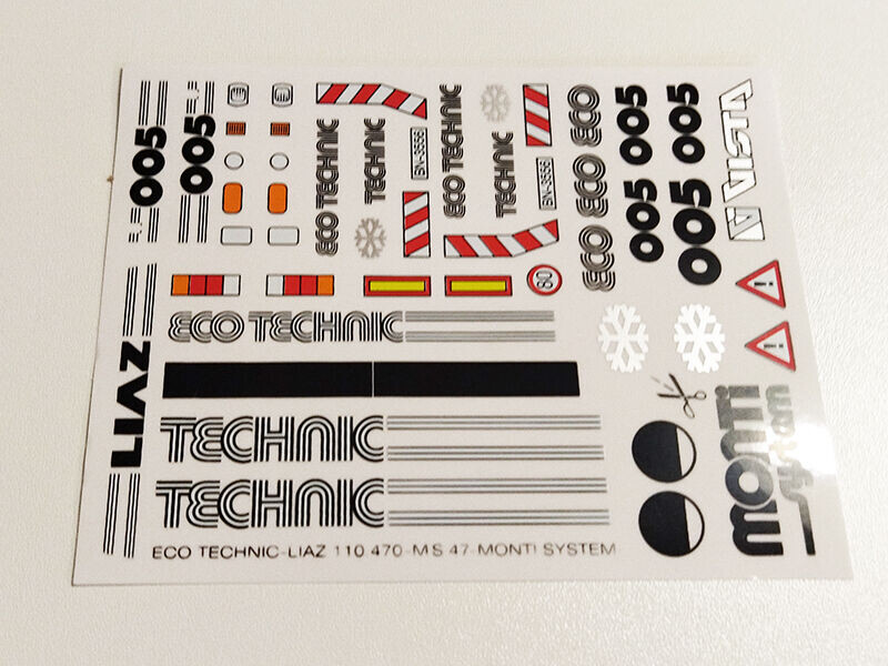 Aršík polepů Liaz Technic