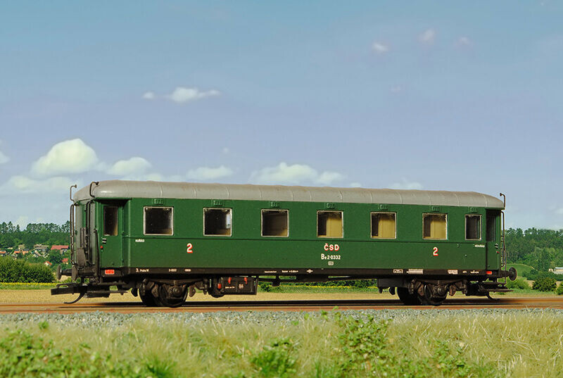 SDV Osobní vůz Be „Rybák“ ČSD, 7 oken 1:120