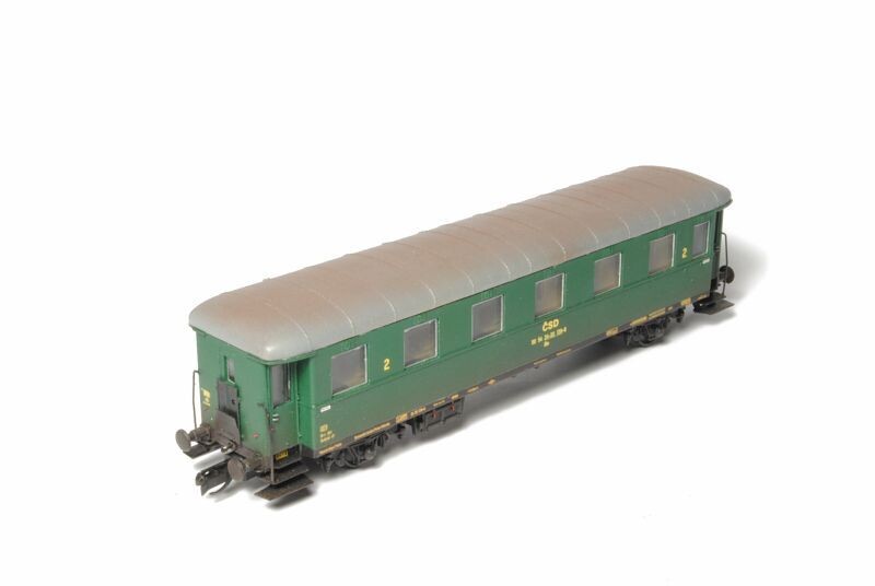 SDV Osobní vůz Be „Rybák“ ČSD, 7 oken 1:120 2