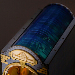 RoboTime Zarážka na knihy miniatura domečku Kouzelné nádraží