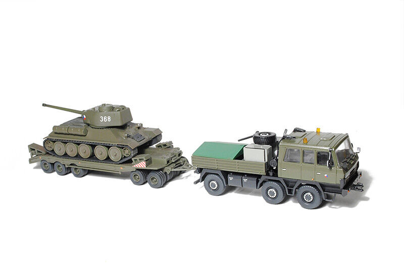 SDV Tatra 815 6×6 TP, P-50, T-34/85 vz. 53cs 1:87