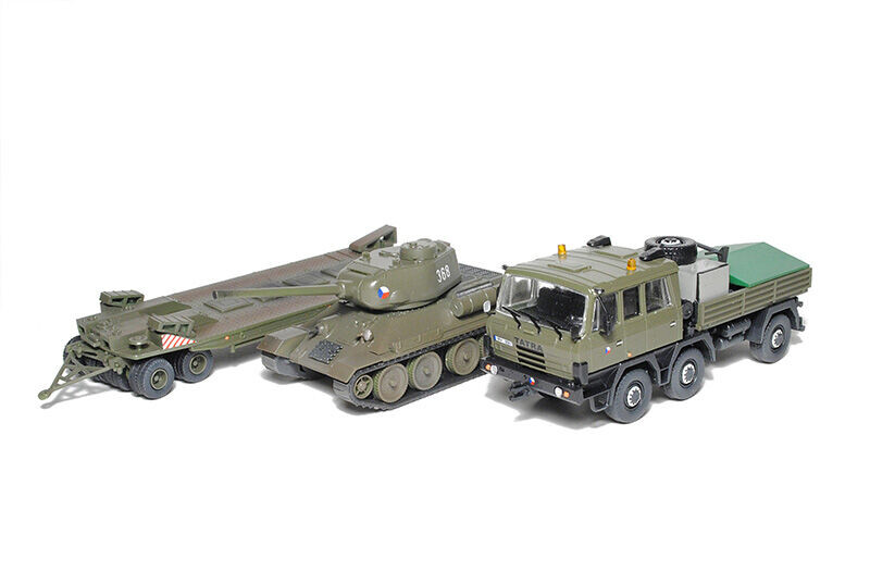 SDV Tatra 815 6×6 TP, P-50, T-34/85 vz. 53cs 1:87