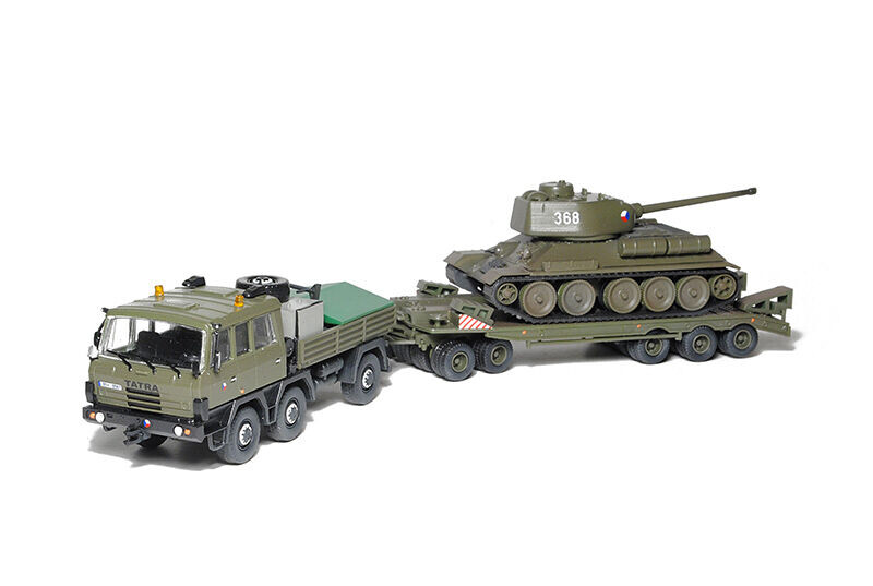 SDV Tatra 815 6×6 TP, P-50, T-34/85 vz. 53cs 1:87