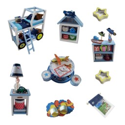 Miniatura domečku Charlesův pokoj