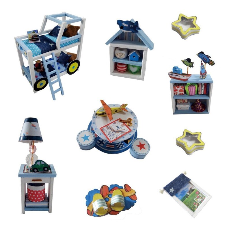 Miniatura domečku Charlesův pokoj