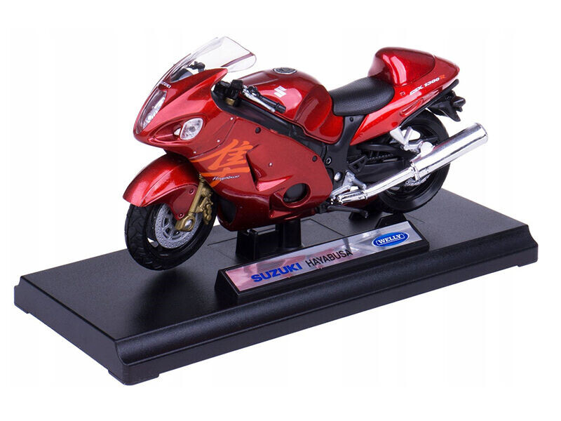 Welly Motocykl Suzuki Hayabusa 1:18 