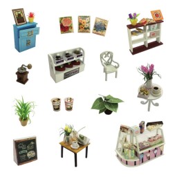 Miniatura domečku Kavárna