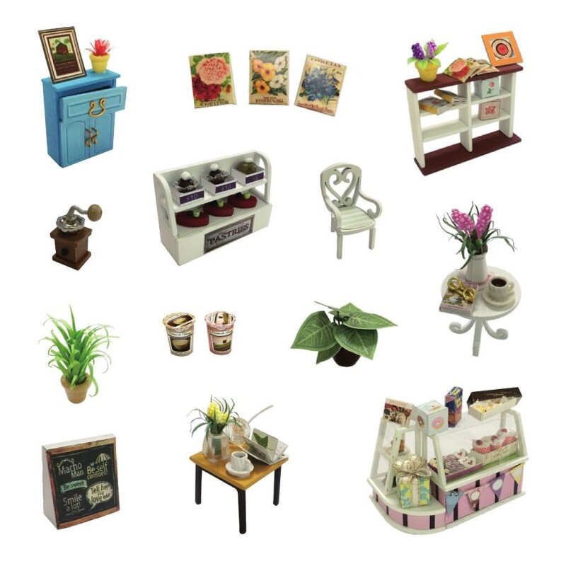 Miniatura domečku Kavárna