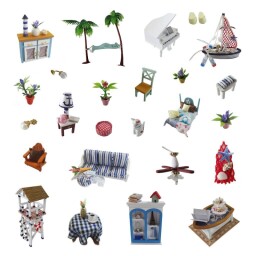 Miniatura domečku Legenda o modrém moři