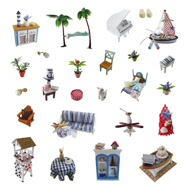 Miniatura domečku Legenda o modrém moři