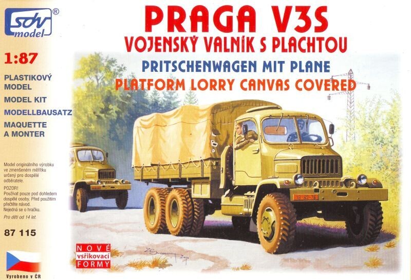 SDV Praga V3S valník 1:87
