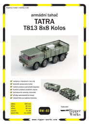 RW 83 Tatra 813 8x8 Kolos - armádní tahač