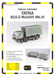 RW 77 Tatra 815-2 Multilift Mk.IV - hákový nakladač