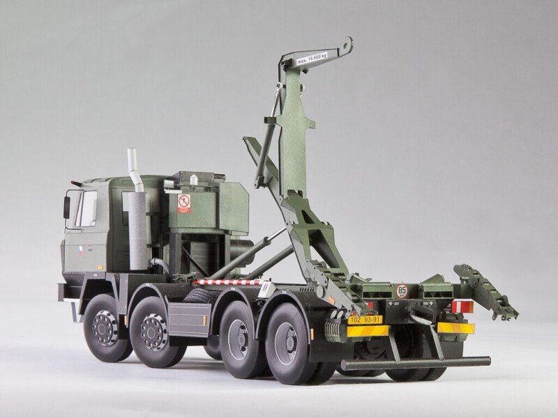 RW 77 Tatra 815-2 Multilift Mk.IV - hákový nakladač