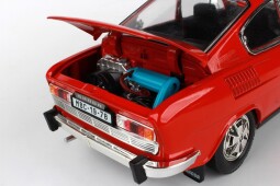 Abrex Škoda 110R Coupé 1:18 Červená Závodní